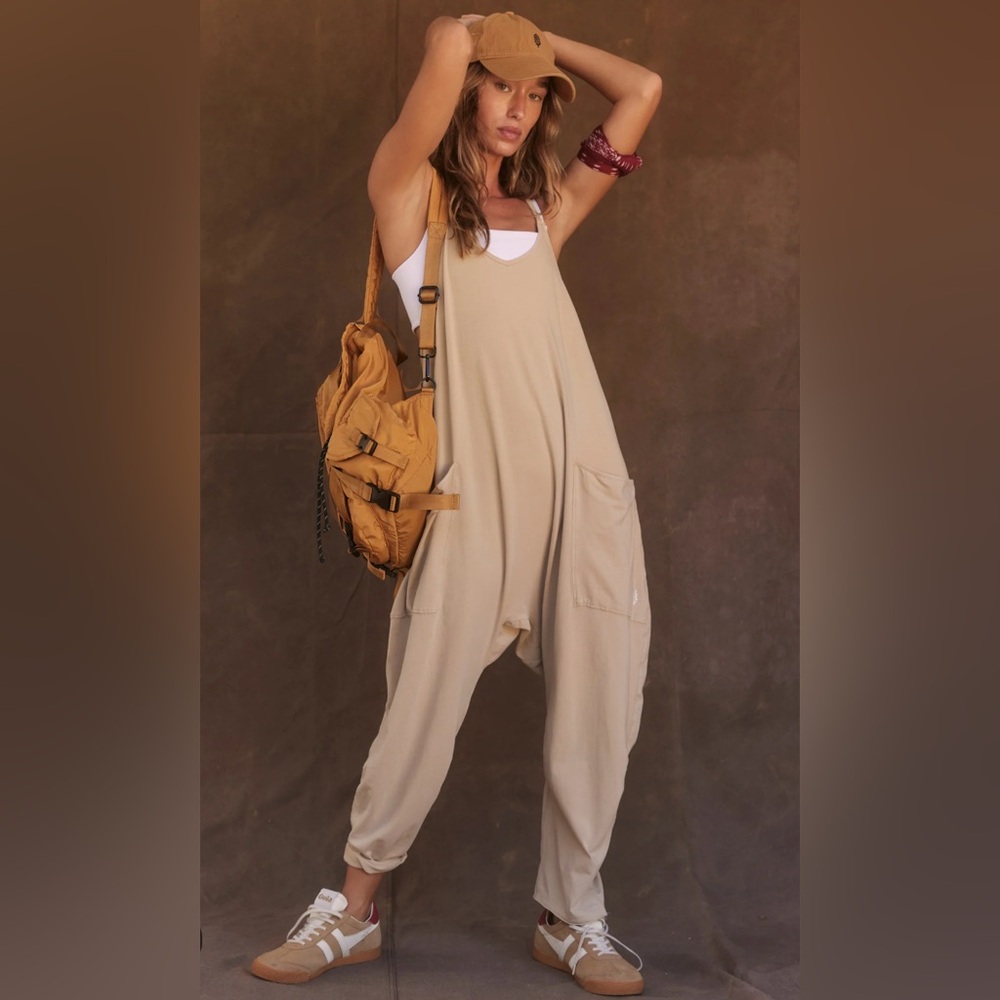 Free People Hot Shot Onesie: Sesame🥠